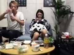 Sweet Asian girlfriend spreads her legs for a deep fucking