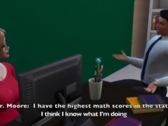 Sims 4:  Sexy Married Teacher Cheats With Her Student