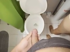 I go to pee and I find my slutty stepsister in the bathroom and it turns me on to see her big ass so I pee on her to mark my territory and let her know she is my slut.