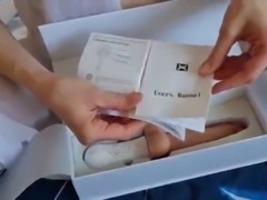 Young Milf Unpacking Bestvibe Thrusting Dildo, this toy could replace her lazy husband.... its alive!!!