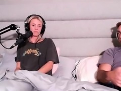 Blonde girl masturbating webcam