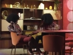 Sexy Curly Hairy Ebony And a Likewise Hairy BBC Guy Give Vent To Their Passion In a Fabulous Duo