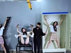three girls bondage together