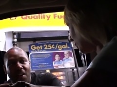 Alysha fucks with a guy who has a very thick black cock