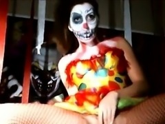 Find her on CHEAT-MEET.COM - Shaye Rivers Halloween Clown Ma