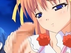 Busty hentai school doll drilled from behind