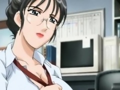 Squirting hentai lady doctor gets pounded