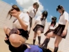 Japanese Schoolgirls Foot Humiliation