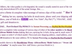30th Bootiliscious Ebony/African Web Cam Models Series