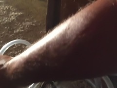 A little hand milking