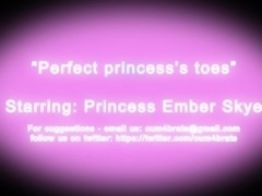 perfect princess toes