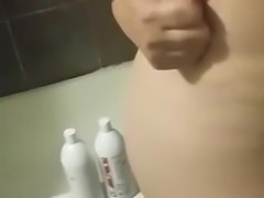 Guy Video&#039;s His Girlfriend In The Bathroom Topless