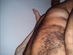 hairy arab cum inside me