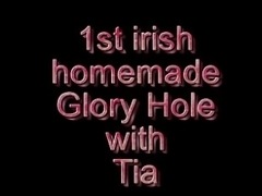 First-ever homemade gloryhole