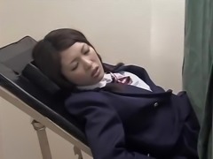 Japanese babe gets a dirty Gyno exam 3