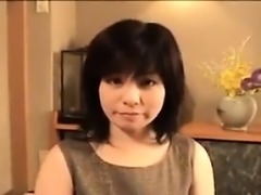 Bodacious Japanese lady shows off her big hooters and pleas
