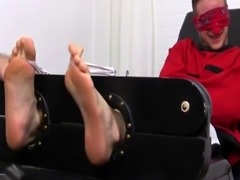 Gay man toe fucking Kenny Tickled In A Straight Jacket