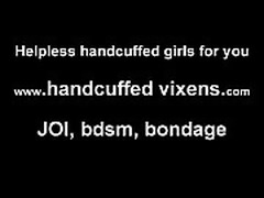 I shouldnt have let you put me in these metal handcuffs JOI
