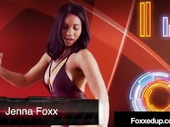 Ebony Jenna Foxx &amp; Inked RedHead Savana Styles Wrestle Nude!
