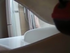Friend wife hairy pussy hidden spycam bathroom