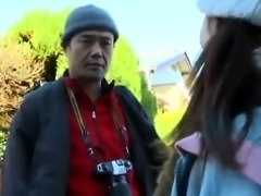 Japanese teen on voyeur cam