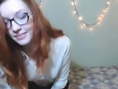 Redhead amateur teen webcam action
