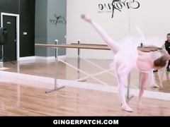 GingerPatch - Redhead Ballerina Riding Judges Big Cock